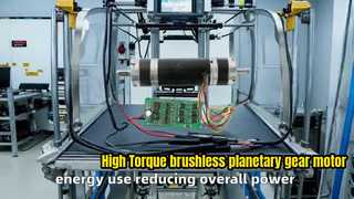 Brushless DC Motor With  Planetary Gearbox Reducer