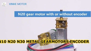 12mm N10 N20 N30 metal gearmotors 